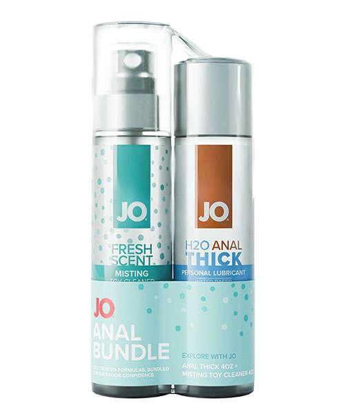 JO Limited Edition Bundle Anal Thick 4 oz + Misting Toy Cleaner 4 oz