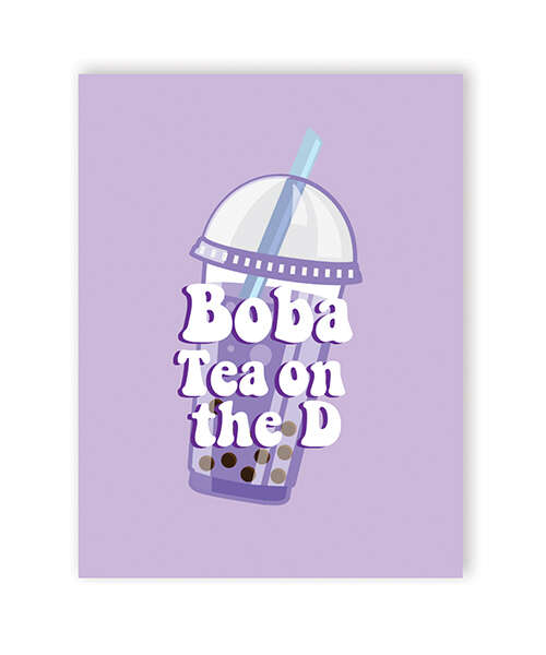 Boba D Greeting Card
