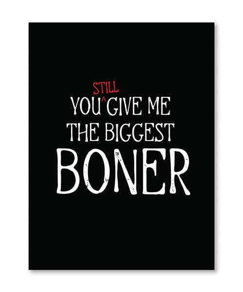 Biggest Boner Greeting Card
