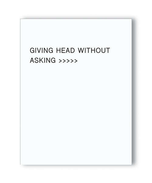 Giving Head Is Greater Than Naughty Greeting Card