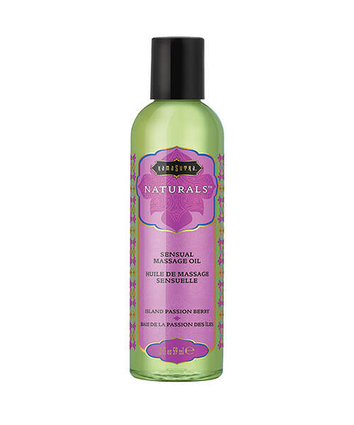 Kama Sutra Naturals Massage Oil - 2 oz Island Passion Berry