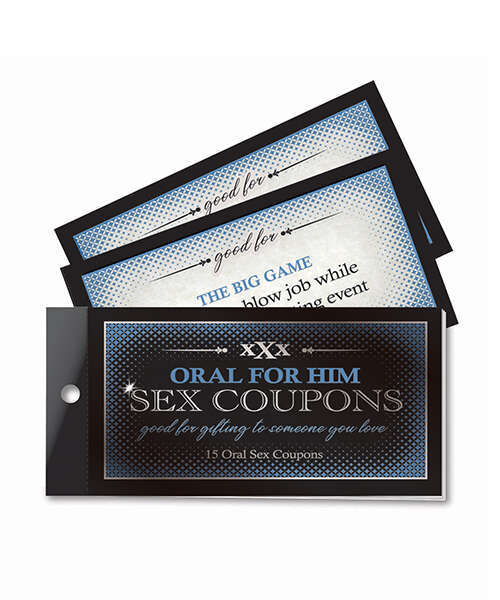 Oral Adventures for Him Sex Coupons