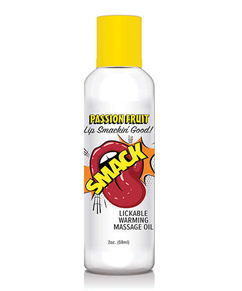 Smack Warming Massage Oil - 2 oz Passion Fruit