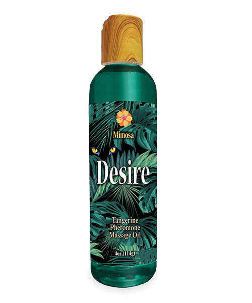 Desire Pheromone Massage Oil - 4 oz Tangerine