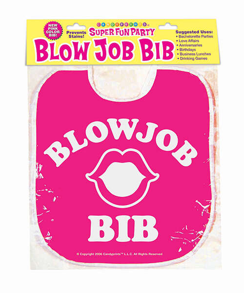 Blow Job Bib - Pink
