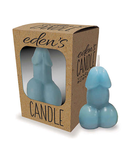 Eden's Penis Candle - Blue - Vanilla