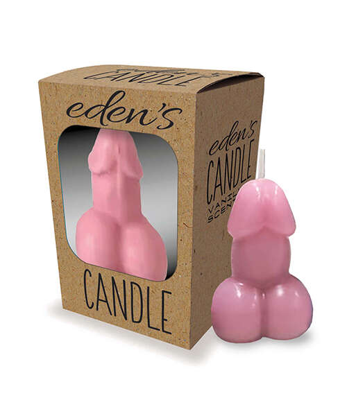 Eden's Penis Candle - Rose - Vanilla