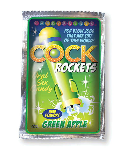 Cock Rockets Oral Sex Candy Pop - Green Apple