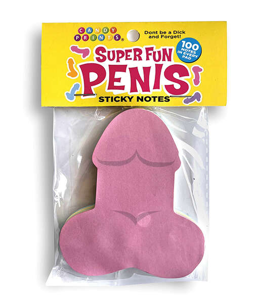 Super Fun Penis Sticky Notes - 100 Notes Per Pad