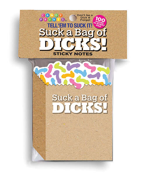 Suck A Bag of Dicks Sticky Notes - 100 Notes Per Pad