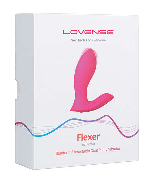 Lovense Flexer Dual Panty Vibrator - Pink