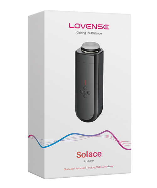 Lovense Solace Thrusting Masturbator - Black