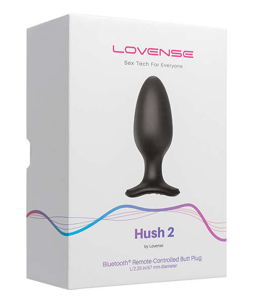 Lovense Hush 2 2.25" Butt Plug - Black