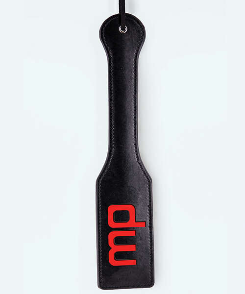 Lust PU Leather MP Paddle - Black