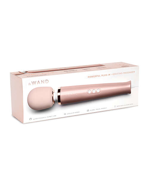 Le Wand Powerful Plug-In Vibrating Massager - Rose Gold