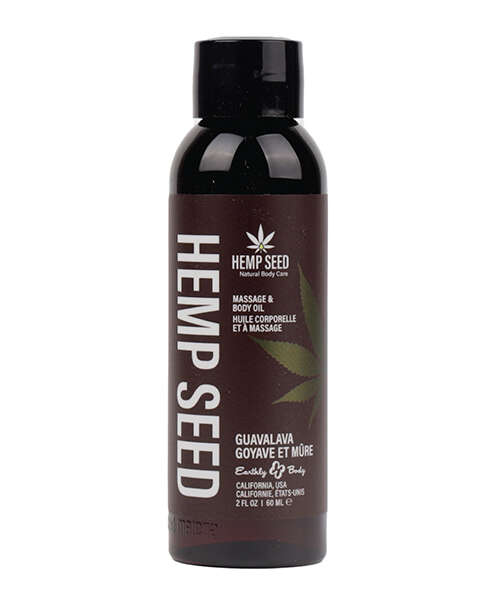 Earthly Body Massage & Body Oil - 2 oz Guavalava