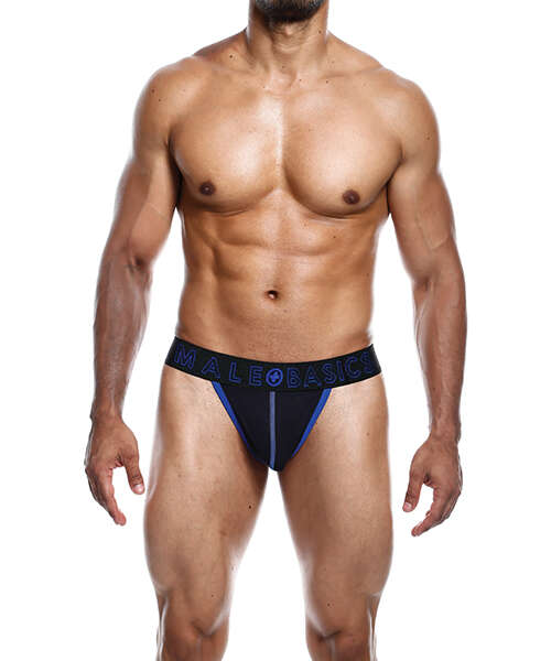 Male Basics Neon Thong Royal SM