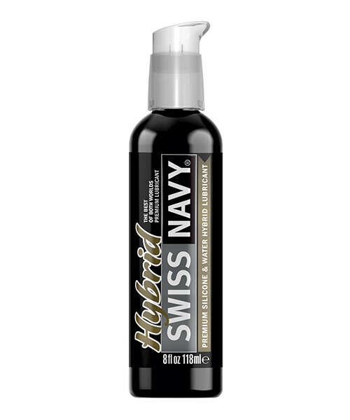 Swiss Navy Premium Hybrid Lubricant - 8 oz Bottle