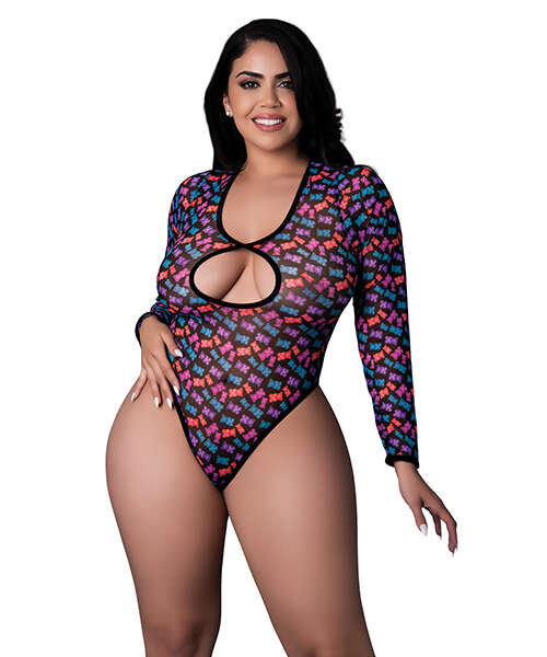 Hazy Dayz Gummy Bears Blacklight Reflective Teddy - Multi QN