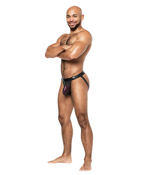 Hocus Pocus Stretch Poly Spandex Uplift Jock Purple L/XL