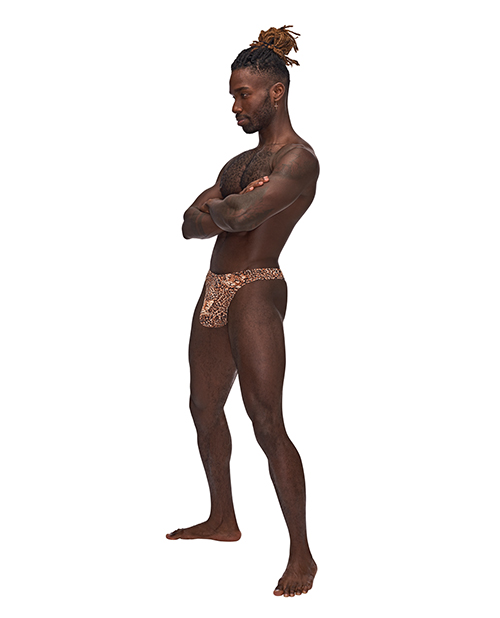 Male Power Wonder Thong Animal Print S/M