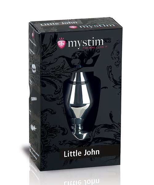 Mystim Little John Buttplug Small Aluminum - Silver