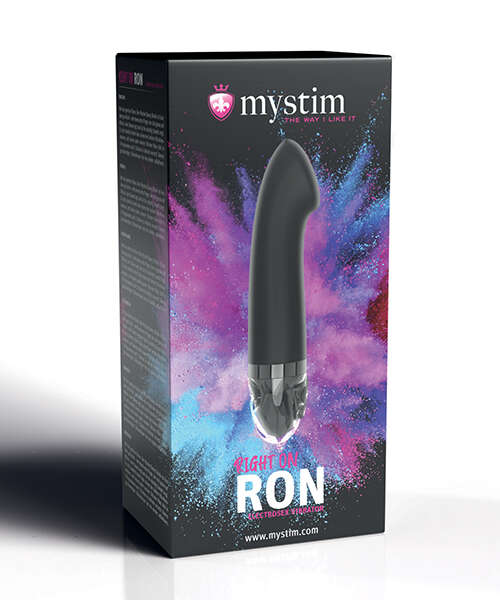 Mystim Right on Ron eStim G Vibrator - Black