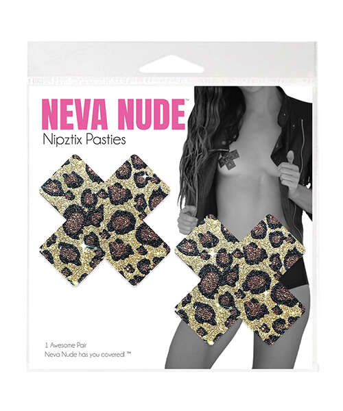Neva Nude Cheetah X Factor Pasties - O/S