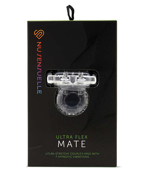 Nu Sensuelle Mate Ultra Bullet Ring Cockring 7 Function - Clear