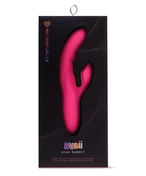 Nu Sensuelle Nubii Kiah Turbo Boost & Heating Dual Stim Rabbit - Pink