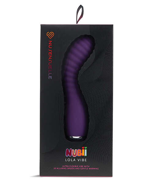 Nu Sensuelle Lola Nubii Flexible Warming Vibe - Purple