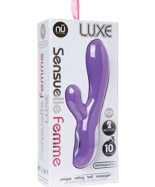 Nu Sensuelle Femme Luxe 10 Fun Rabbit Massager - Purple
