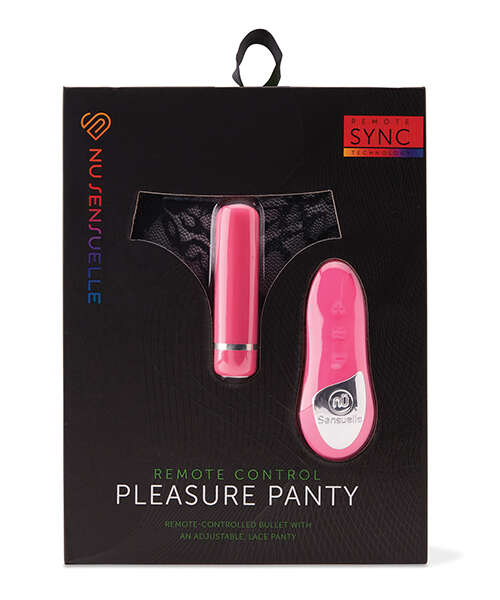 Nu Sensuelle Pleasure Panty Bullet w/Remote Control 15 Function - Pink