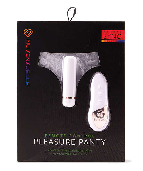 Nu Sensuelle Pleasure Panty Bullet w/Remote Control 15 Function - White