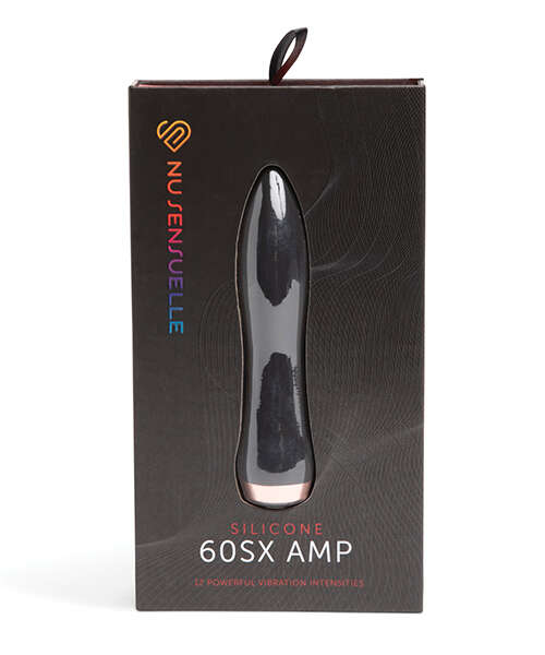 Nu Sensuelle 60SX AMP Silicone Bullet - Black