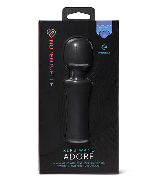 Nu Sensuelle Adore XRL8 Wand w/Heat - Black
