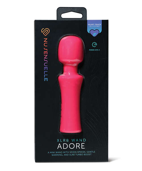Nu Sensuelle Adore XRL8 Wand w/Heat - Hot Pink