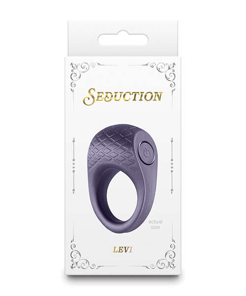 Seduction Levi Cock Ring - Metallic Grey