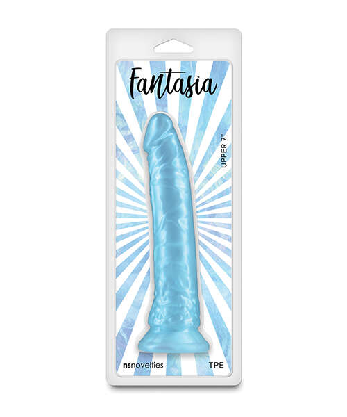 Fantasia Upper 7" Dildo - Turquoise