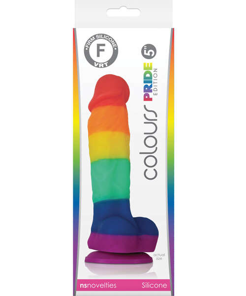 Colours Pride Edition 5" Dong w/Suction Cup