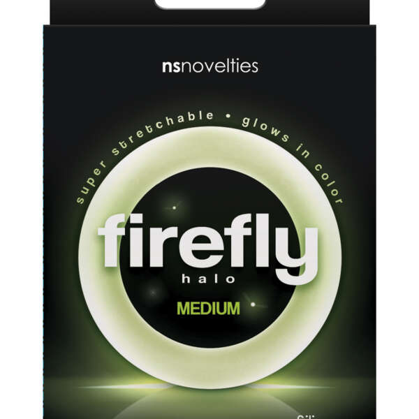 Firefly Halo Medium Cockring - Clear