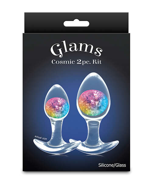 Cosmic Glams 2 pc Plug Kit - Rainbow