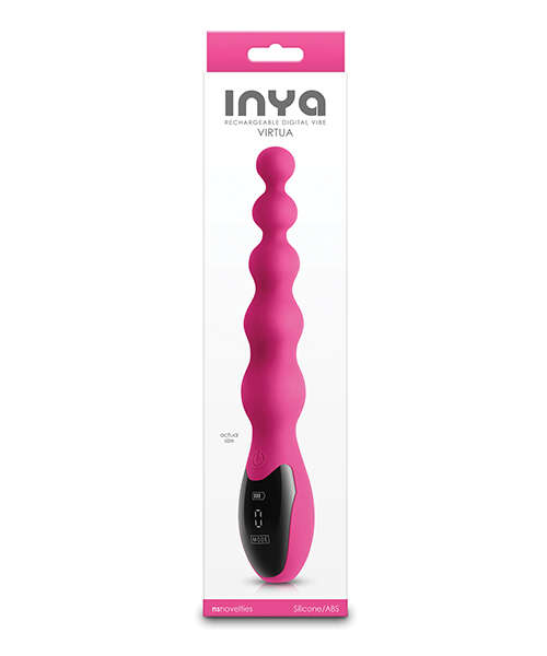 INYA Virtua Digital Beaded Anal Vibrator - Pink