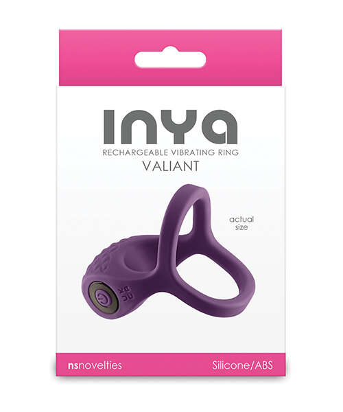 INYA Valiant Cock & Ball Vibe - Berry