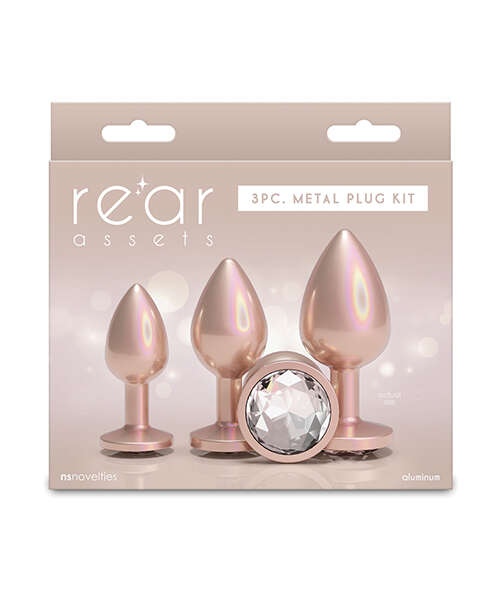 Rear Assets 3 pc Trainer Kit w/Clear Gem - Iridescent Champagne