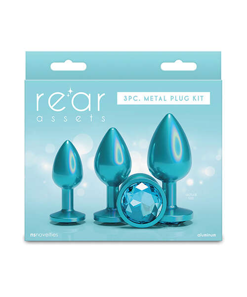 Rear Assets 3 pc Trainer Kit w/Teal Gem - Iridescent Teal
