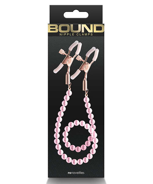 Bound DC1 Nipple Clamps - Pink