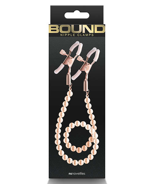 Bound DC1 Nipple Clamps - Rose Gold