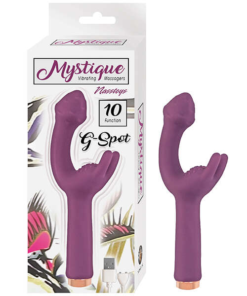 Mystique Vibrating G Spot Massager - Eggplant