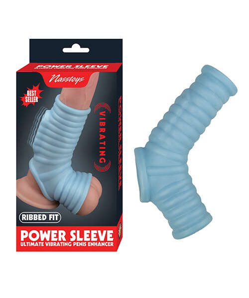 Vibrating Power Sleeve Ribbed Fit - Blue